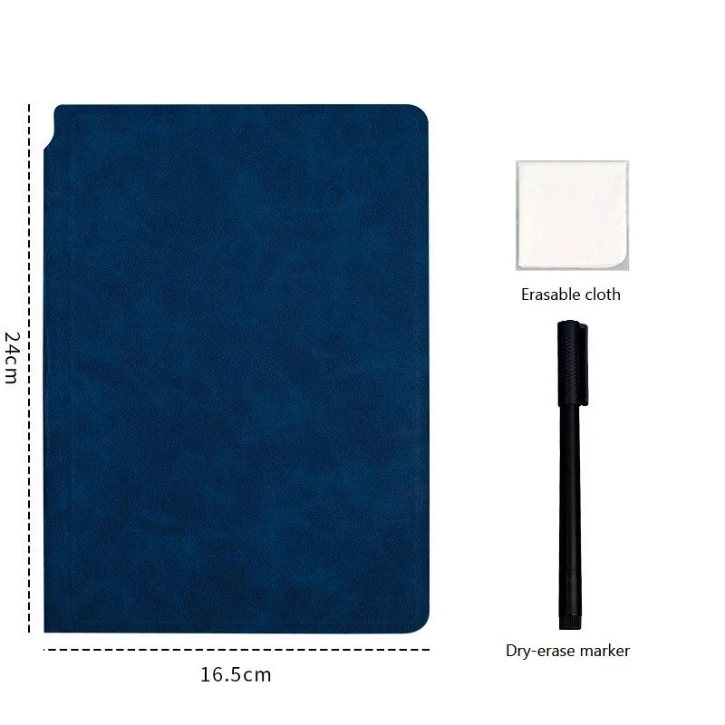 Notebook with Pen Erasing Cloth Set